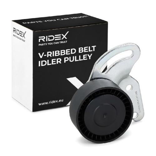 RIDEX 310T0104 Spannrolle Keilrippenriemen für RENAULT Clio 1II Schrägheck Bild RIDEX 310T0104 Spannrolle Keilrippenriemen für RENAULT Clio 1II Schrägheck