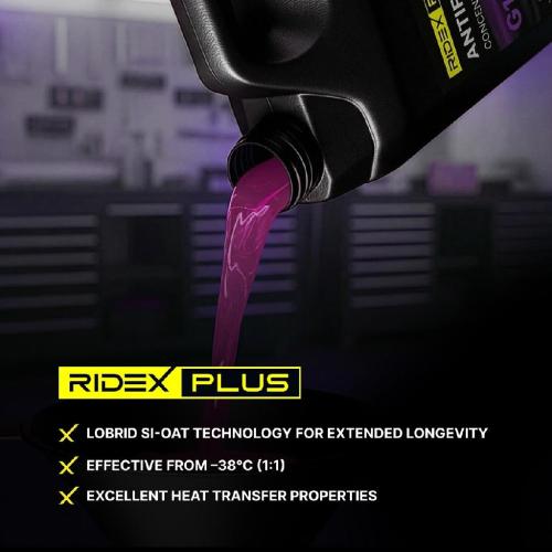 RIDEX PLUS Kühlmittel Kühlflüssigkeit G12++ violett Konzentrat 1,5L -38(50/50) Bild RIDEX PLUS Kühlmittel Kühlflüssigkeit G12++ violett Konzentrat 1,5L -38(50/50)