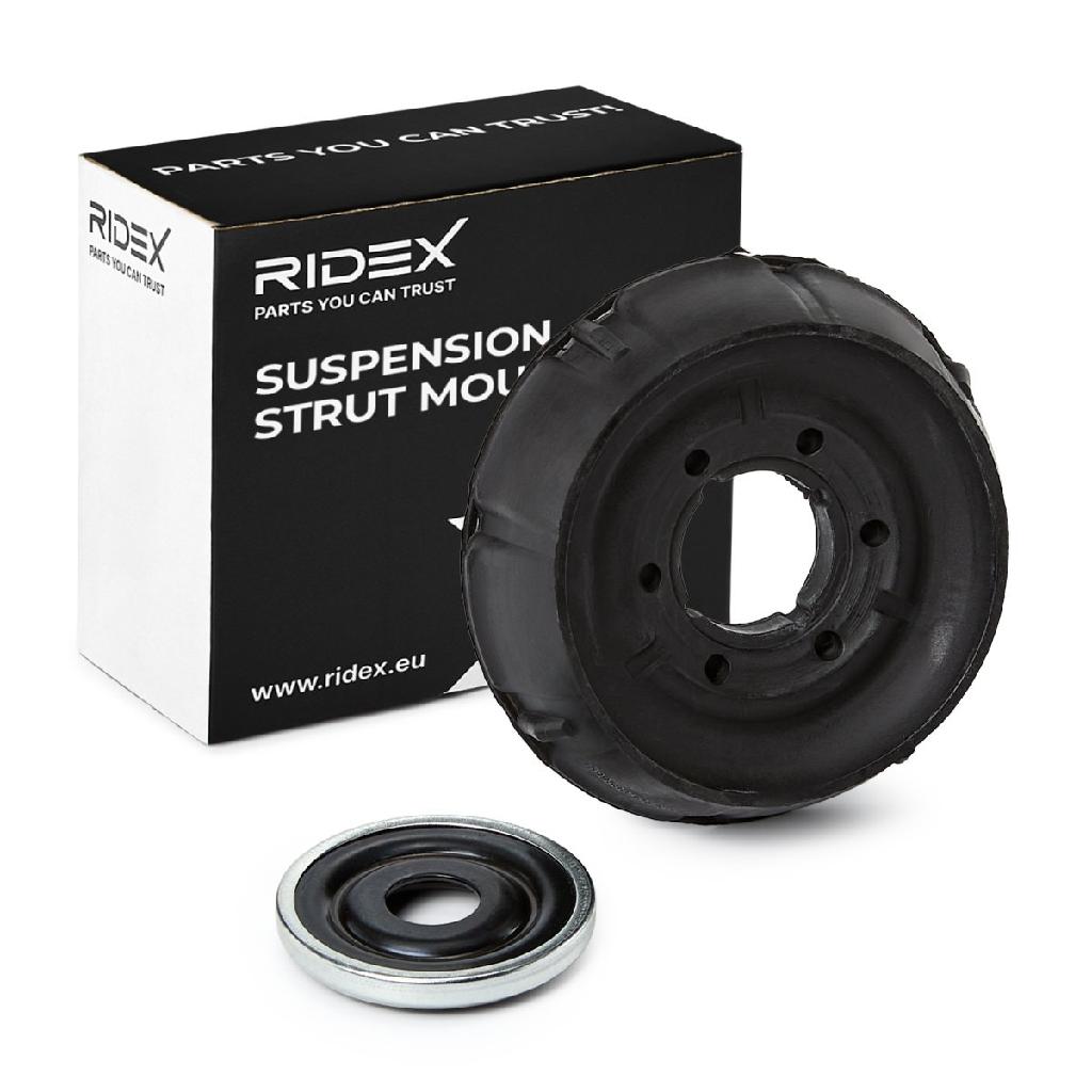 RIDEX 1180S0210 Federbeinstützlager Satz mit Kugellager Vorne für RENAULT