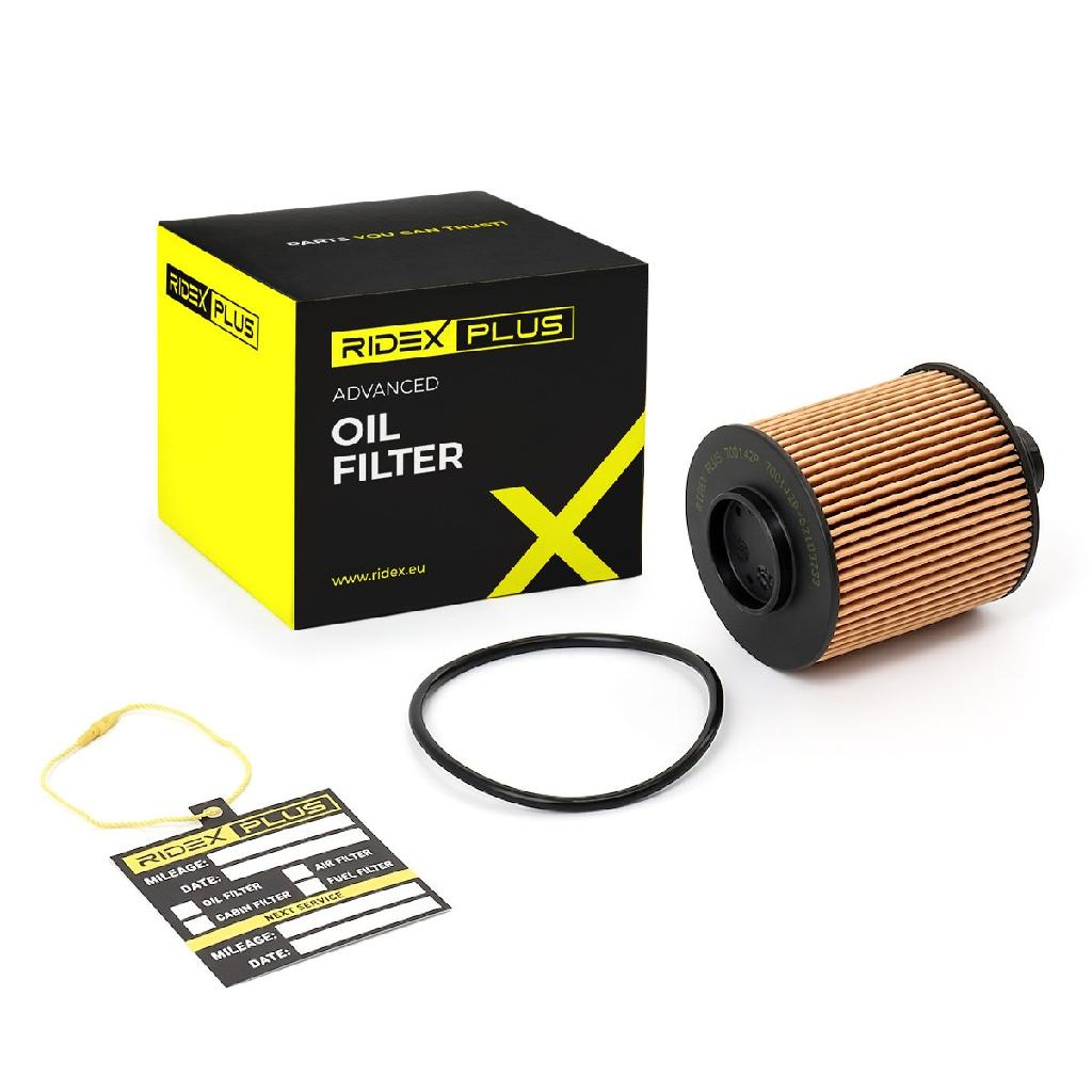 RIDEX PLUS Ölfilter Motorölfilter Filtereinsatz 7O0142P für FIAT GRANDE PUNTO