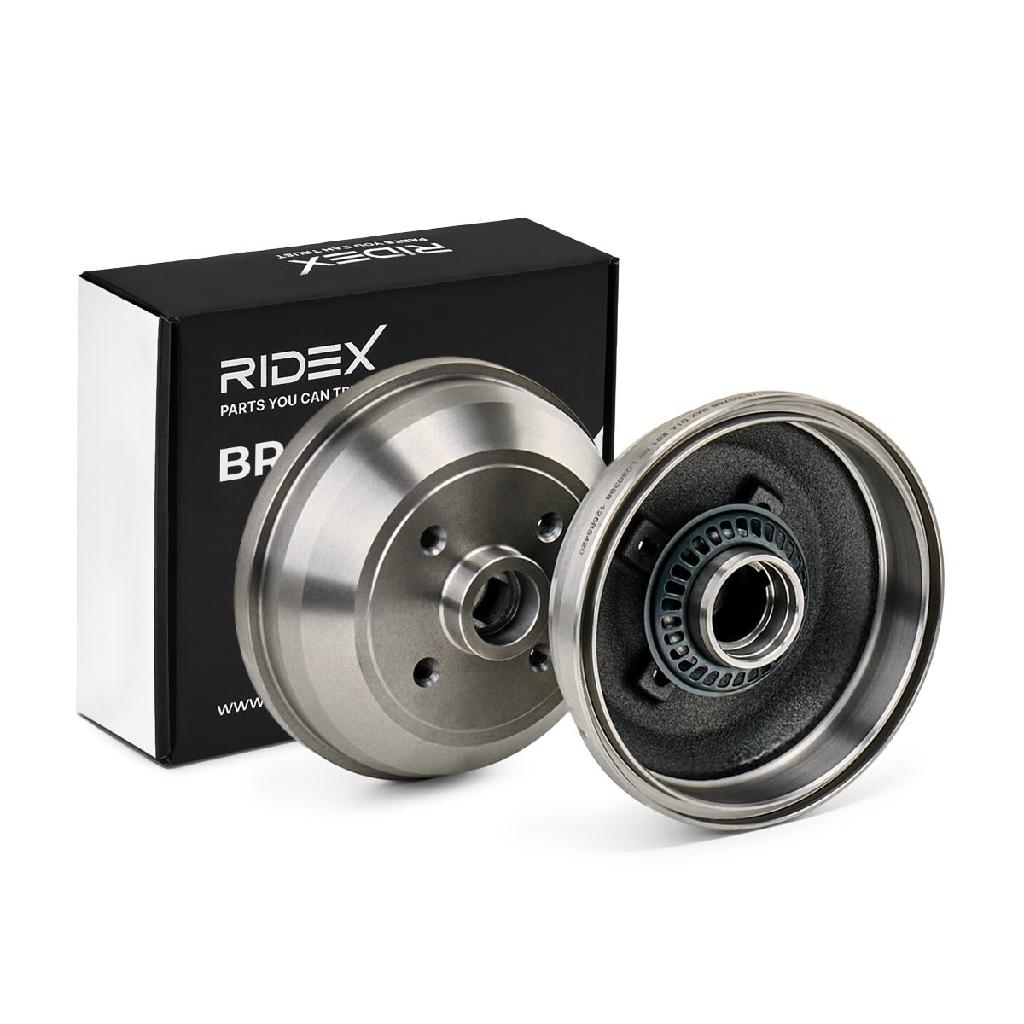 RIDEX 123B0111 2x Bremstrommeln Set Hinten InnenØ200mm AußenØ228mm für OPEL