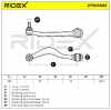 RIDEX 273C0062 Lenker Radaufhängung Querlenker Front für BMW 5 Limousine (E34) Bild RIDEX 273C0062 Lenker Radaufhängung Querlenker Front für BMW 5 Limousine (E34)