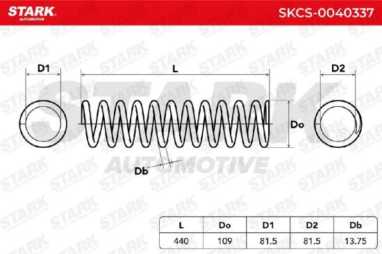 STARK SKCS-0040337 2x Federn Fahrwerksfedern Vorne 1243211904 A1243211904 Bild STARK SKCS-0040337 2x Federn Fahrwerksfedern Vorne 1243211904 A1243211904