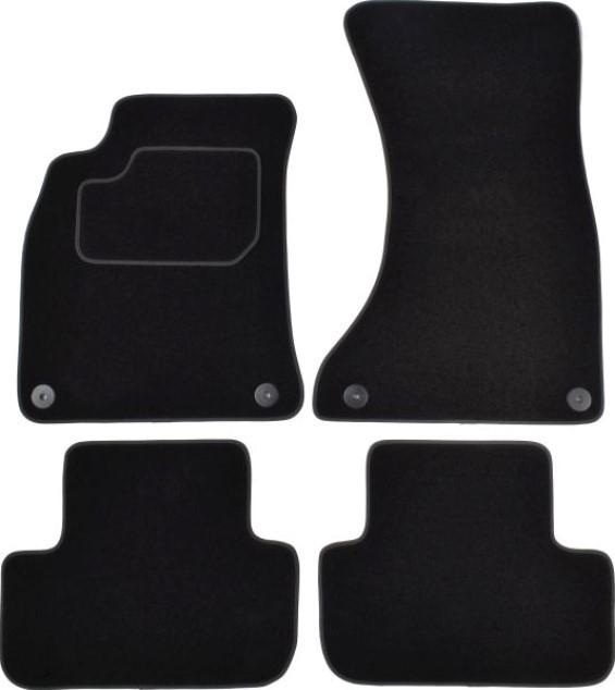 CUSTOPOL AUD130C Fußmatten Set Vorne und Hinten für AUDI A4 Avant (8K5, B8)