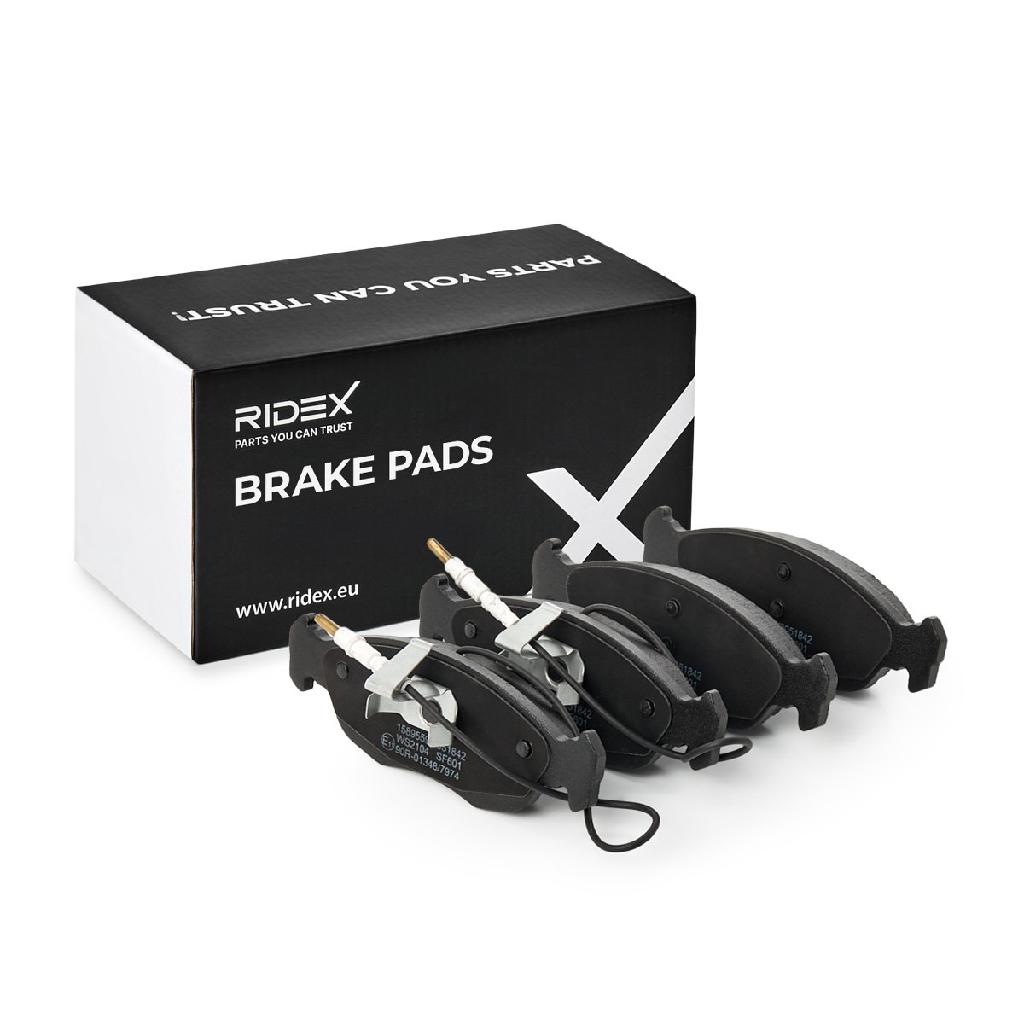 RIDEX Bremsbelagsatz Bremsbeläge Vorne passend für PEUGEOT 106 II Schrägheck