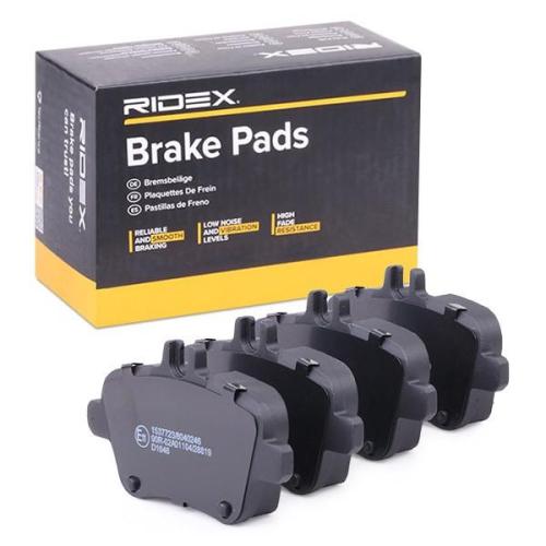 RIDEX Bremsbelagsatz Bremsbeläge Hinten passend für MERCEDES-BENZ B-Klasse GLA Bild RIDEX Bremsbelagsatz Bremsbeläge Hinten passend für MERCEDES-BENZ B-Klasse GLA