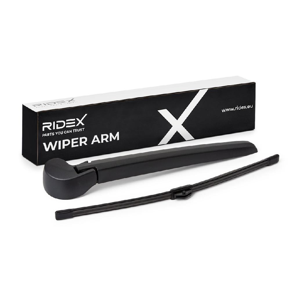 RIDEX Wischerarm Scheibenwischerarm 301W0217 hinten 315mm mit Wischblatt