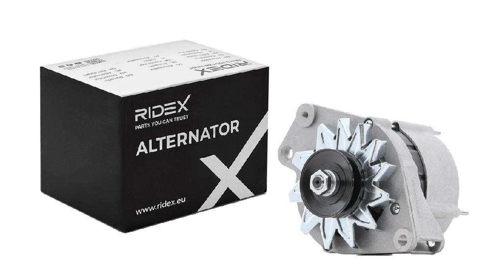 RIDEX 4G0131 Lichtmaschine 55A 14V Drehrichtung im Uhrzeigersinn mit für VW