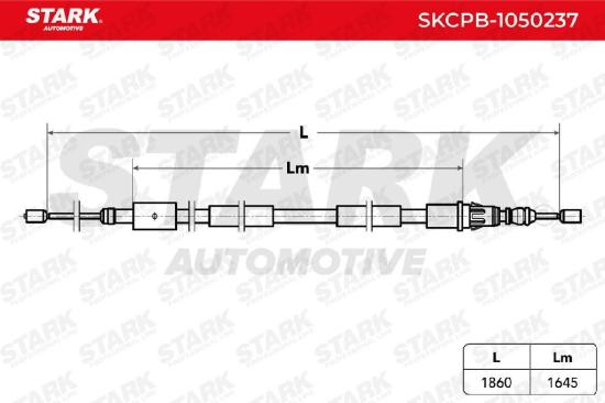 STARK Handbremsseil Hinten Links für CITROËN XSARA PICASSO (N68) Bild STARK Handbremsseil Hinten Links für CITROËN XSARA PICASSO (N68)
