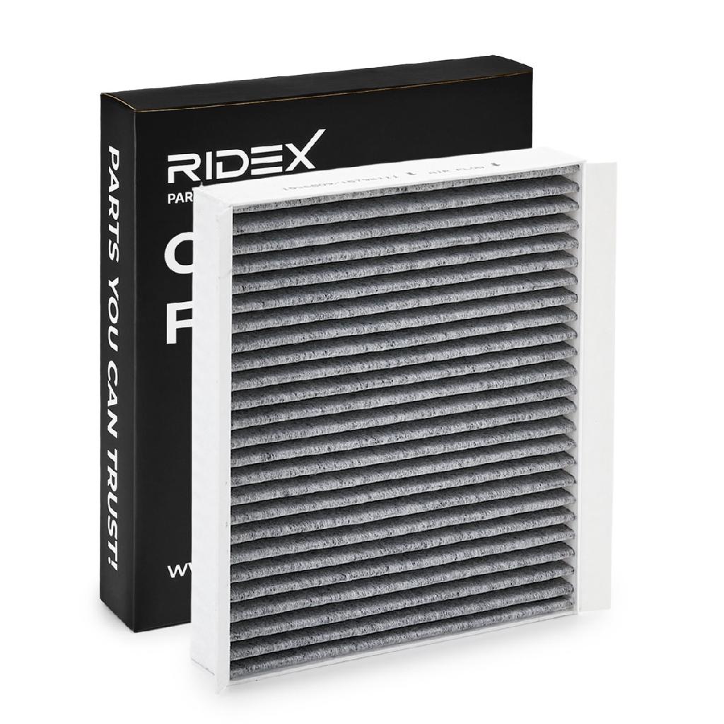 RIDEX 424I0636 Innenraumfilter Pollenfilter Aktivkohlefilter Höhe: 30 Breite: