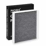 RIDEX 424I0636 Innenraumfilter Pollenfilter Aktivkohlefilter Höhe: 30 Breite: