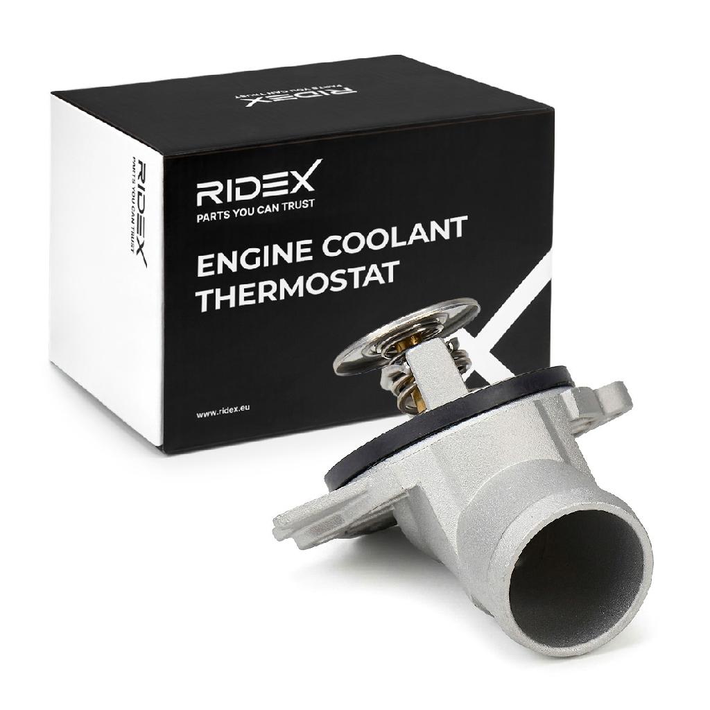 RIDEX 316T0157 Thermostat Kühlmittel Kühlwasserthermostat mit Gehäuse mit 87°C
