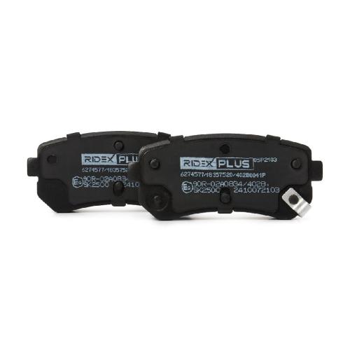 RIDEX PLUS Bremsbelagsatz Bremsbeläge Hinten für HYUNDAI Tucson (TL, TLE) Bild RIDEX PLUS Bremsbelagsatz Bremsbeläge Hinten für HYUNDAI Tucson (TL, TLE)