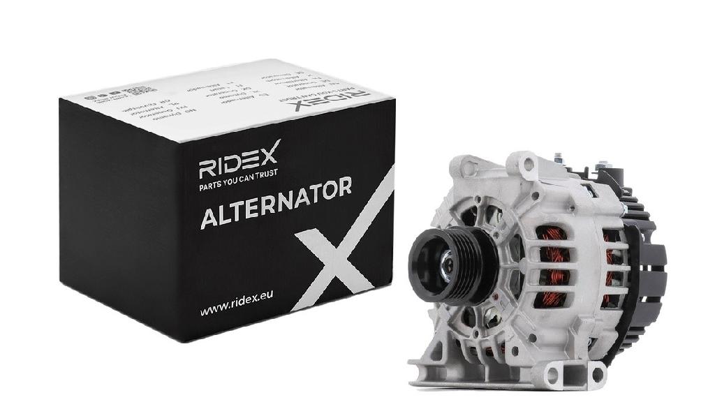 RIDEX 4G0054 Lichtmaschine 90A 12V Drehrichtung im Uhrzeigersinn mit 0101543802