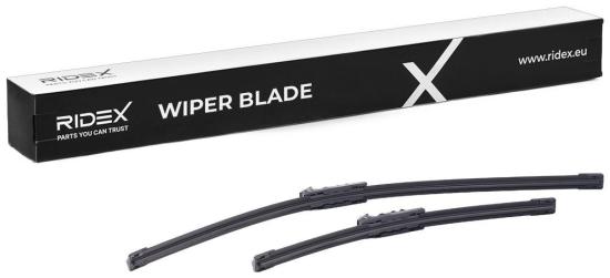 2x RIDEX Scheibenwischer Satz Wischerblätter Satz mit Spoiler Vorne Länge 1: Top Bild 2x RIDEX Scheibenwischer Satz Wischerblätter Satz mit Spoiler Vorne Länge 1: Top
