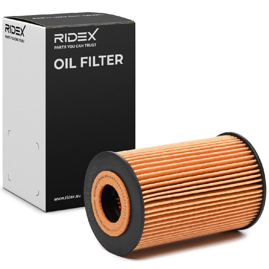 RIDEX Ölfilter Motorölfilter Filtereinsatz mit Dichtungen 7O0009 für VW Golf 5I