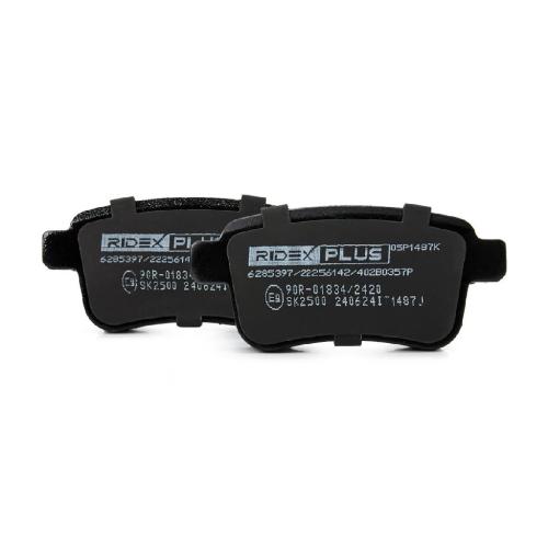 RIDEX PLUS Bremsbelagsatz Bremsbeläge Hinten für RENAULT KANGOO (KC0/1) Bild RIDEX PLUS Bremsbelagsatz Bremsbeläge Hinten für RENAULT KANGOO (KC0/1)