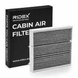 RIDEX 424I0725 Innenraumfilter Pollenfilter Aktivkohlefilter Höhe: 39 Breite:
