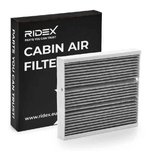 RIDEX 424I0725 Innenraumfilter Pollenfilter Aktivkohlefilter Höhe: 39 Breite: Bild RIDEX 424I0725 Innenraumfilter Pollenfilter Aktivkohlefilter Höhe: 39 Breite: