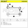 RIDEX 1x Koppelstange Stabilisator Vorne beidseitig für RENAULT für CITROËN Bild RIDEX 1x Koppelstange Stabilisator Vorne beidseitig für RENAULT für CITROËN
