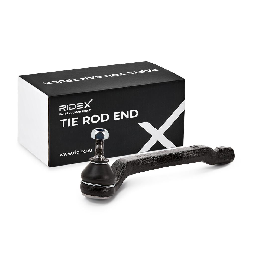 RIDEX Spurstangenkopf Vorderachse links außen Traggelenk M10x1.25 914T0227