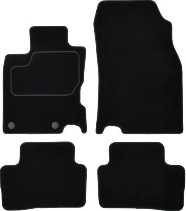 MAMMOOTH A041 RNT201 PRM 01 Fußmatten Set Vorne und Hinten für RENAULT