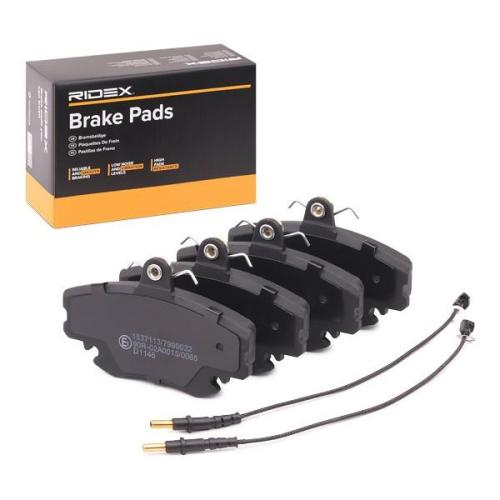 RIDEX Bremsbelagsatz Bremsbeläge Vorne für RENAULT Twingo 1I (CN0) Clio 1I Bild RIDEX Bremsbelagsatz Bremsbeläge Vorne für RENAULT Twingo 1I (CN0) Clio 1I