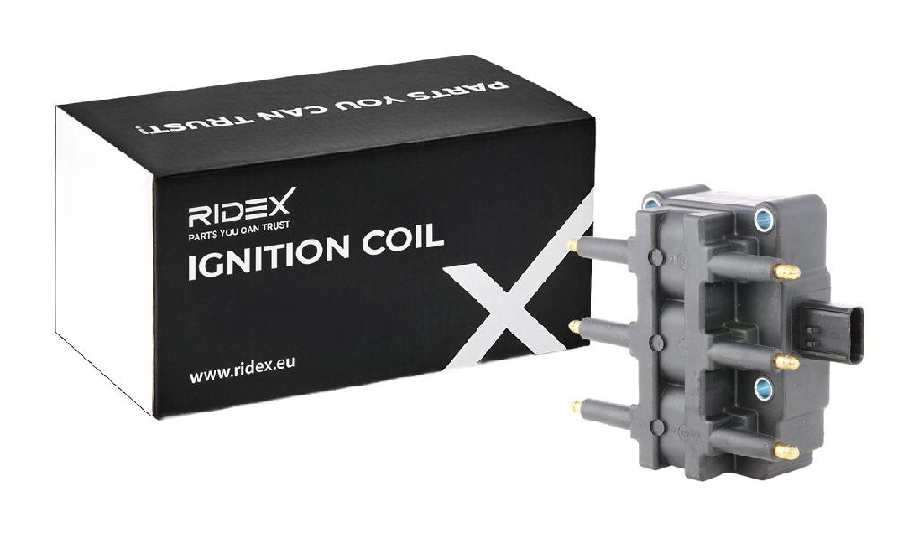 RIDEX 689C0192 Zündspule 12V für JEEP WRANGLER III (JK) K56032520 K56032520AF