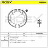 RIDEX Bremsbacken Satz für Trommelbremse Hinten für MITSUBISHI Outlander II SUV Bild RIDEX Bremsbacken Satz für Trommelbremse Hinten für MITSUBISHI Outlander II SUV