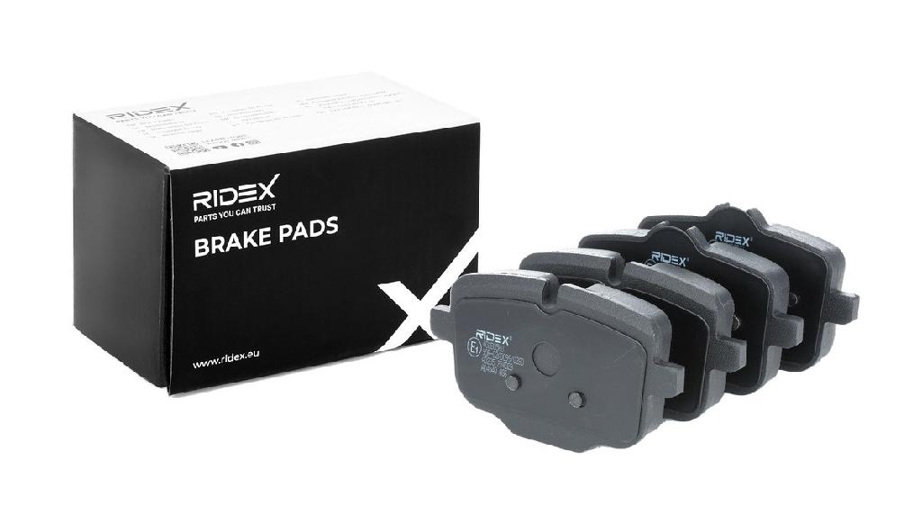 RIDEX Bremsbelagsatz Bremsbeläge Hinten für BMW 5 Touring (F11) 5 Limousine
