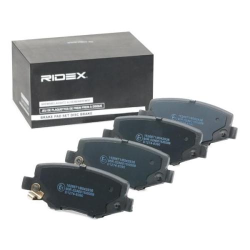 RIDEX Bremsbelagsatz Bremsbeläge Hinten für JEEP WRANGLER III (JK) für DODGE Bild RIDEX Bremsbelagsatz Bremsbeläge Hinten für JEEP WRANGLER III (JK) für DODGE