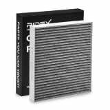RIDEX 424I0845 Innenraumfilter Pollenfilter Aktivkohlefilter Höhe: 30 Breite: