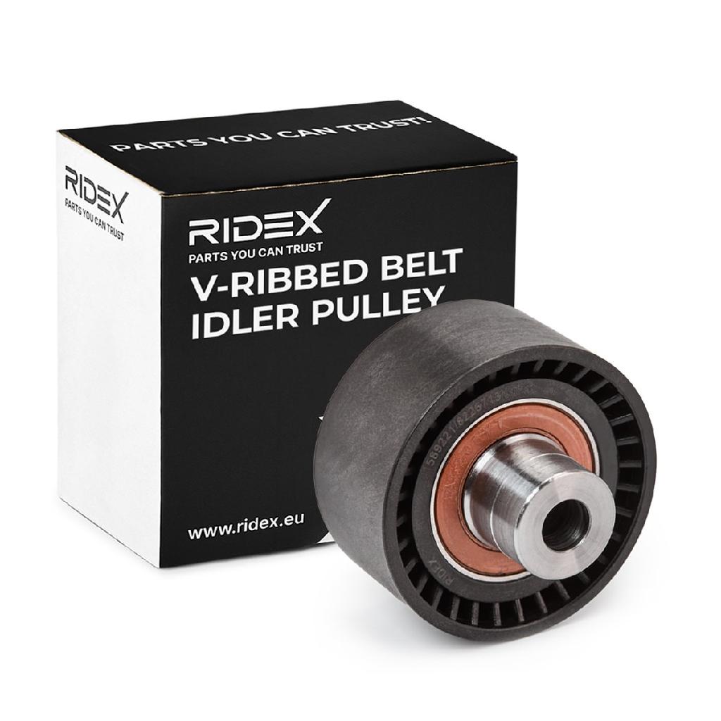 RIDEX Umlenk- / Führungsrolle Keilrippenriemen für FORD Fiesta Mk6 Schrägheck
