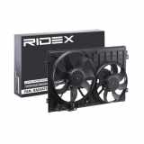 RIDEX 508R0034 Kühlerlüfter Lüfter Motorkühlung mit Kühlerlüfterrahmen (Zarge)