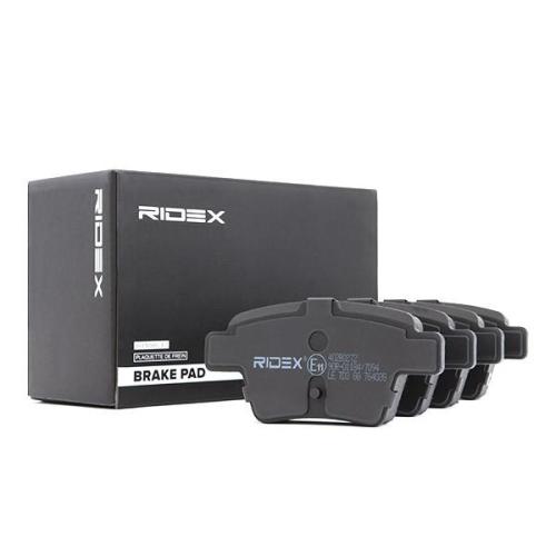 RIDEX Bremsbelagsatz Bremsbeläge Hinten passend für PEUGEOT 207 (WA, WC) 207 CC Bild RIDEX Bremsbelagsatz Bremsbeläge Hinten passend für PEUGEOT 207 (WA, WC) 207 CC
