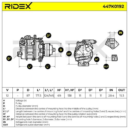 RIDEX A/C Kompressor für Klimaanlage Klimakompressor mit ID: 7SEU17C PAG 46 Bild RIDEX A/C Kompressor für Klimaanlage Klimakompressor mit ID: 7SEU17C PAG 46
