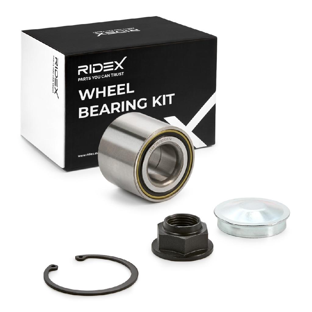RIDEX 654W0512 Radlagersatz pro 1 Rad Hinten links rechts beidseitig für RENAULT