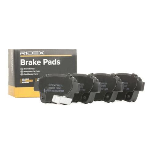 RIDEX Bremsbelagsatz Bremsbeläge Hinten für TOYOTA AVENSIS Kombi (T25) AVENSIS Bild RIDEX Bremsbelagsatz Bremsbeläge Hinten für TOYOTA AVENSIS Kombi (T25) AVENSIS