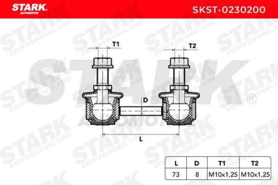 STARK 1x Koppelstange Stabilisator für TOYOTA CELICA Coupe (AT18, ST18) COROLLA Bild STARK 1x Koppelstange Stabilisator für TOYOTA CELICA Coupe (AT18, ST18) COROLLA