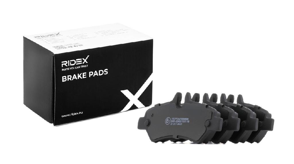 RIDEX Bremsbelagsatz Bremsbeläge Hinten passend für MERCEDES-BENZ für VW