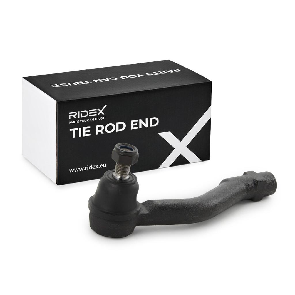 RIDEX Spurstangenkopf Vorderachse links Traggelenk FM16X1.5R 914T0407 für KIA