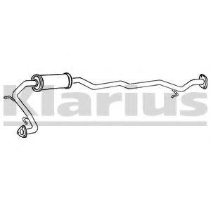 VEGAZ Mittelschalldämpfer für HONDA Jazz II Schrägheck (GD, GE3, GE2) Bild VEGAZ Mittelschalldämpfer für HONDA Jazz II Schrägheck (GD, GE3, GE2)