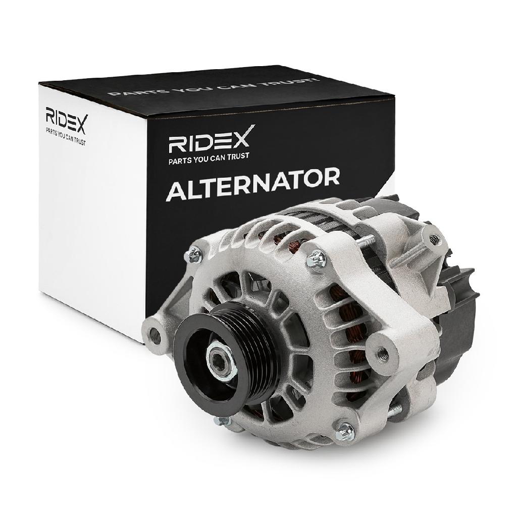 RIDEX 4G0013 Lichtmaschine 100A 14V Drehrichtung im Uhrzeigersinn mit für OPEL