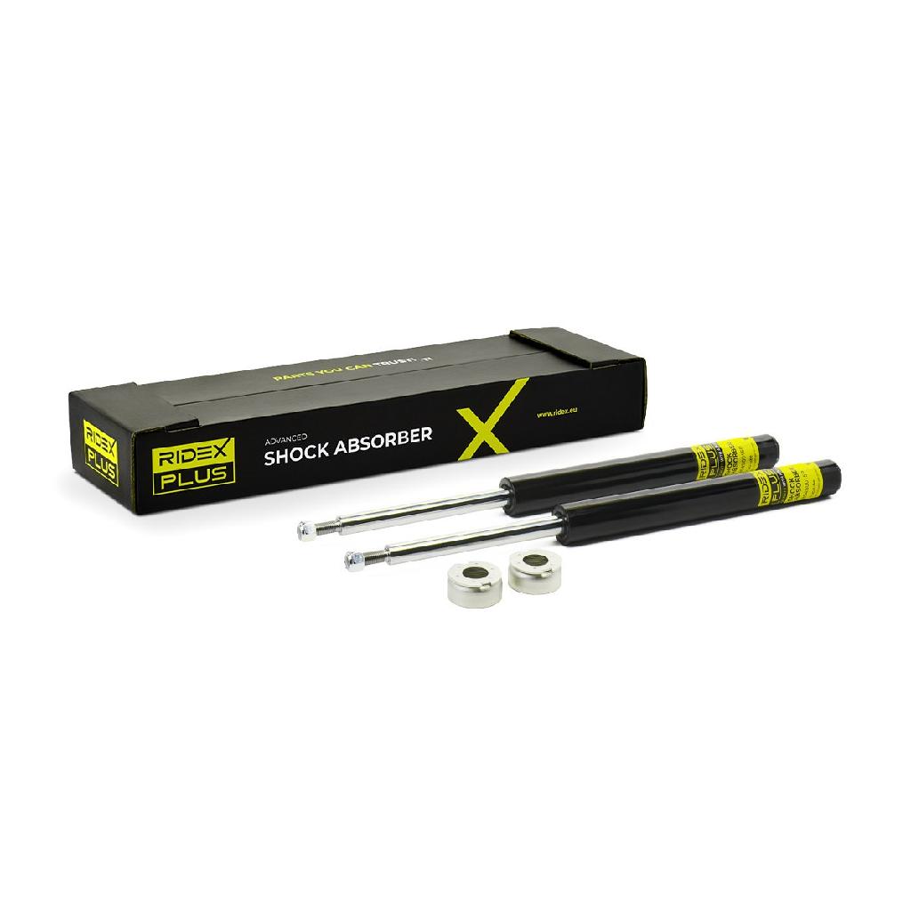 RIDEX PLUS 854S1557P 2x Stoßdämpfer Federbeineinsatz Öldruck Vorne für AUDI