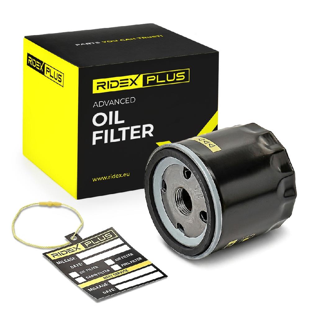 RIDEX PLUS Ölfilter Auto Motorölfilter Anschraubfilter 7O0090P für FORD FUSION