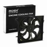RIDEX 508R0154 Kühlerlüfter Lüfter Motorkühlung mit Halter für NISSAN Qashqai II