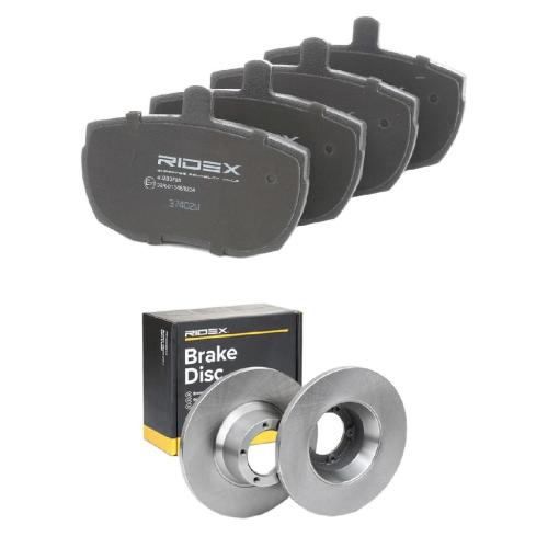 RIDEX Bremsenset Vorne Ø270mm - Bremsscheiben und Beläge für FORD TRANSIT Kasten Bild RIDEX Bremsenset Vorne Ø270mm - Bremsscheiben und Beläge für FORD TRANSIT Kasten