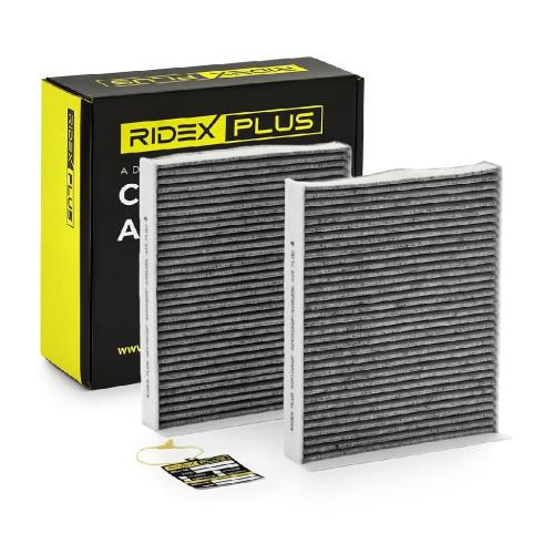 RIDEX PLUS 424I0202P Innenraumfilter Pollenfilter Aktivkohlefilter Höhe: 31 Bild RIDEX PLUS 424I0202P Innenraumfilter Pollenfilter Aktivkohlefilter Höhe: 31