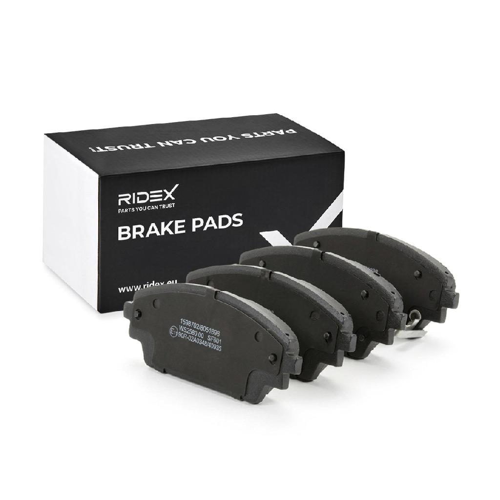 RIDEX Bremsbelagsatz Bremsbeläge Vorne für MAZDA 3 Schrägheck (BM, BN) CX-3 (DK)