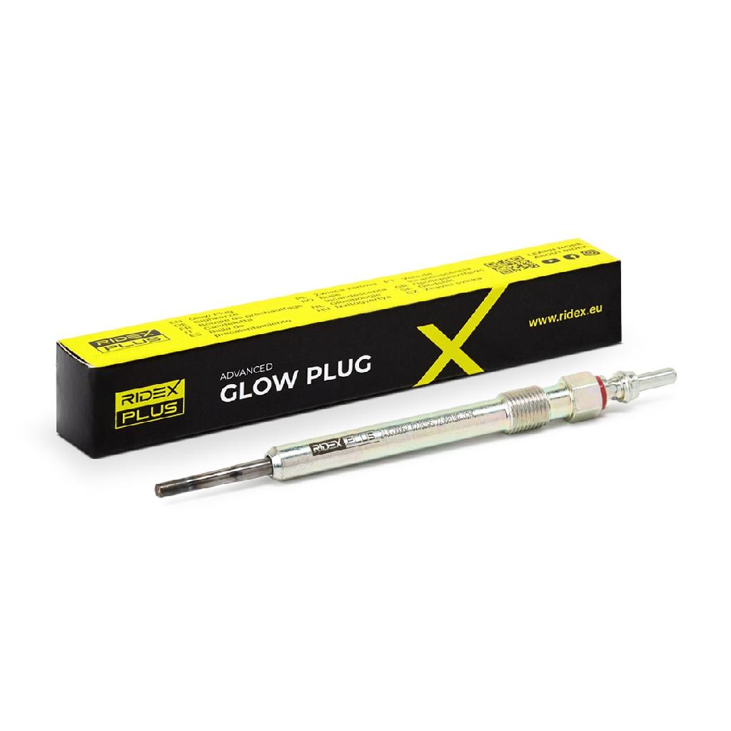 RIDEX PLUS Diesel Glühkerze 4,4V Schlüsselweite: 10mm Gewindemaß:M 10 x 1 ohne